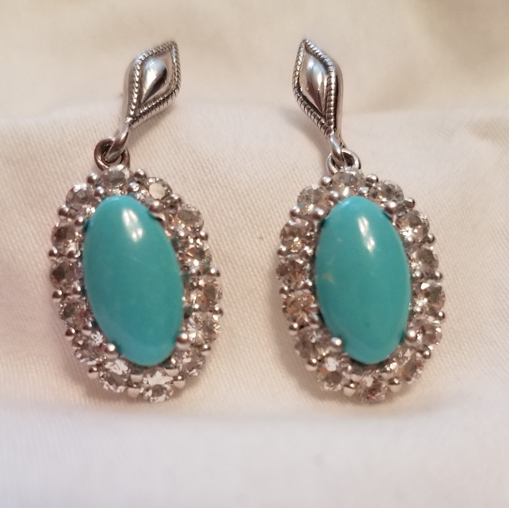 Sterling Silver Turquoise Earrings